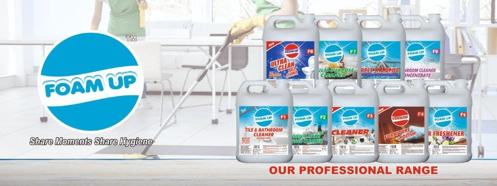 Foam Up Professional Product Range